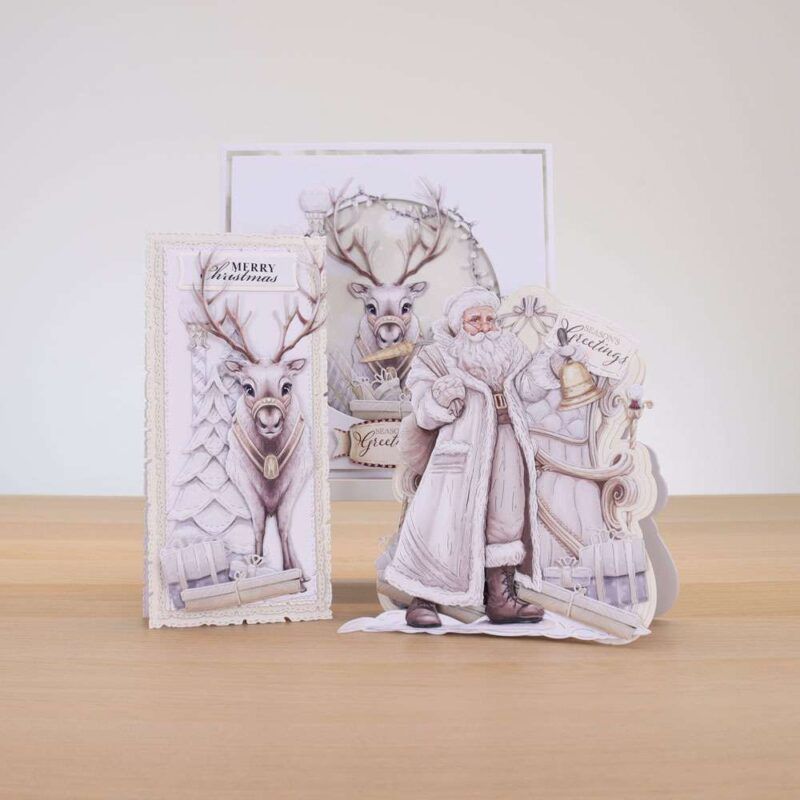Cards made using ready For A White Christmas Special Edition Vignette
