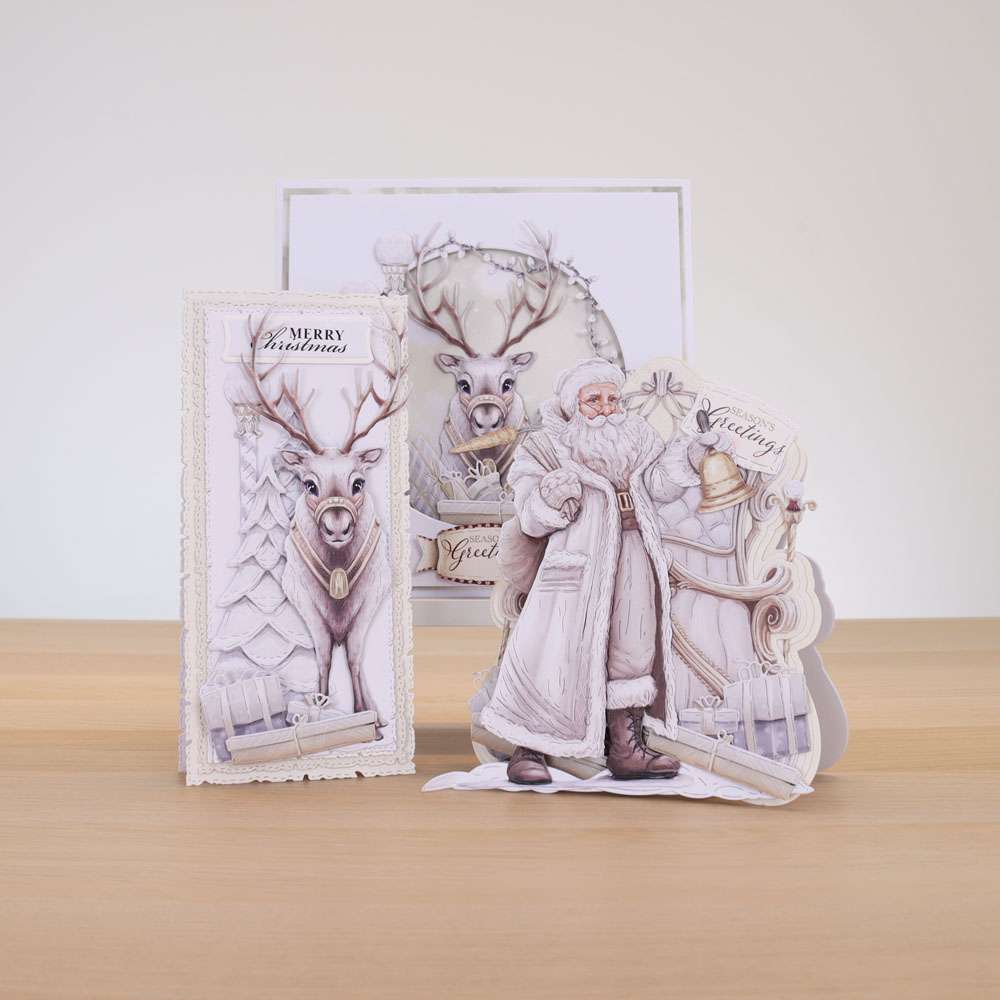 Cards made using ready For A White Christmas Special Edition Vignette
