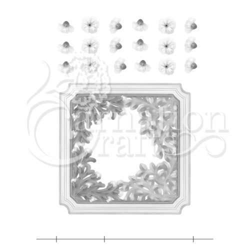 layered foliage frame vignette download product image 5