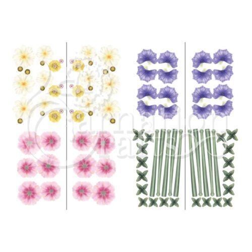 reaching high 3d flower heads vignette download product image 1