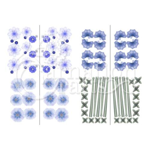 reaching high 3d flower heads vignette download product image 4