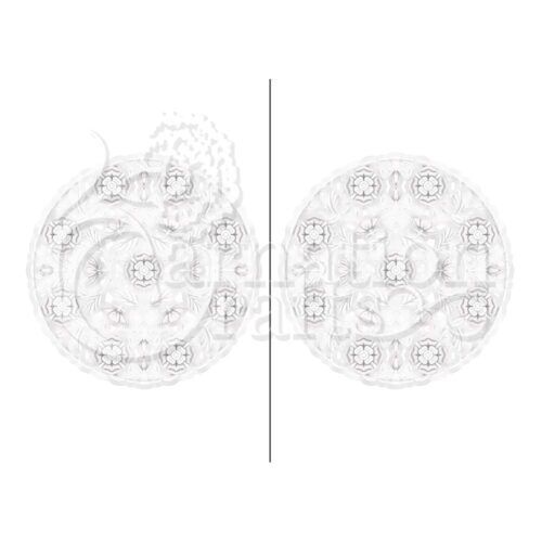 Pleasant Pastels Bonus Vignette Circle Threadwork Image