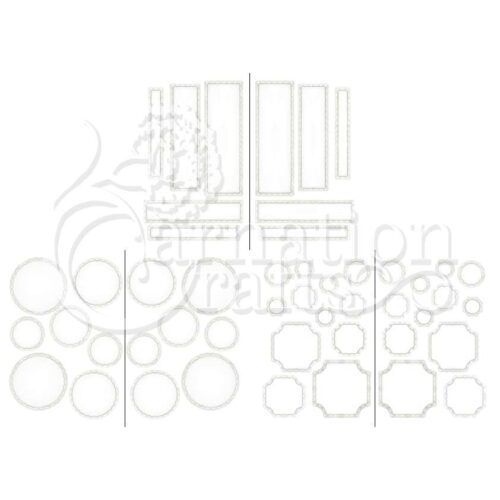 Pleasant Pastels Bonus Vignette Mini Nested Name Plates Image