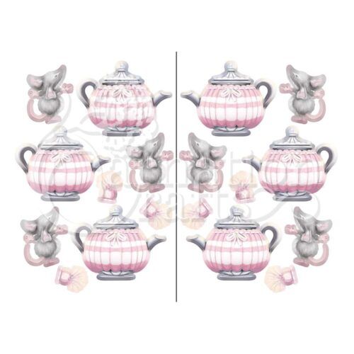 Pleasant Pastels Bonus Vignette Cosy Tea Image