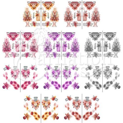 Carnation Crafts Savoured Summer Florals Vignette Downloads