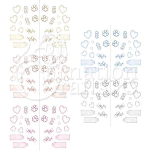 Carnation Crafts All Our Love Card Shape Vignette Downloads