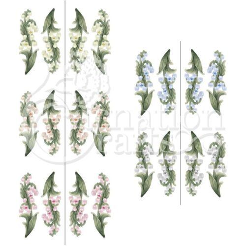 Carnation Crafts Lily Cascade Vignette Downloads