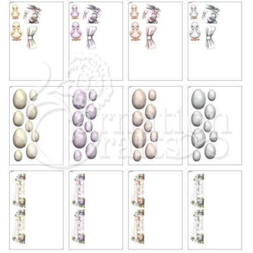 Carnation Crafts A New Chapter USB Easter Basket Card Shape Additional Vignette Downloads