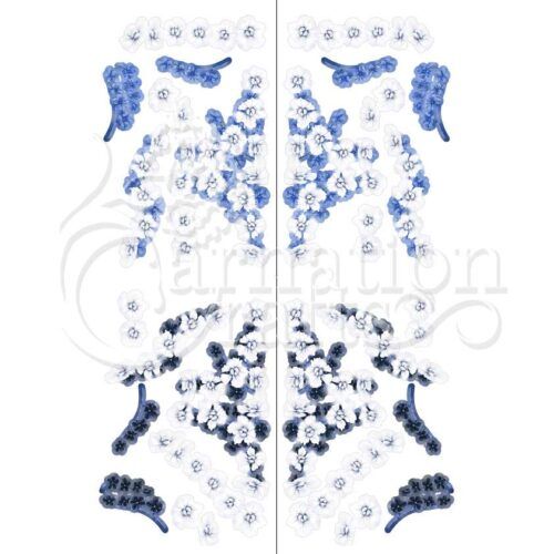 Orchid Rays Card Shape Vignette 4 Image