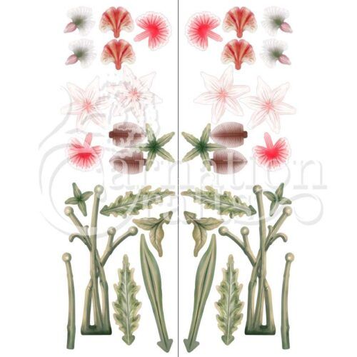 Sweet Meadow 3D Flower Heads Vignette 2 Image