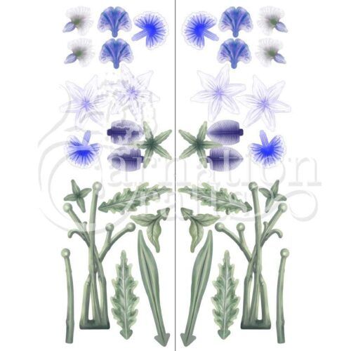 Sweet Meadow 3D Flower Heads Vignette 4 Image