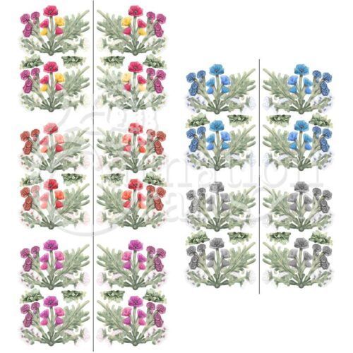 Carnation Crafts Wild Flower Fan Vignette Downloads