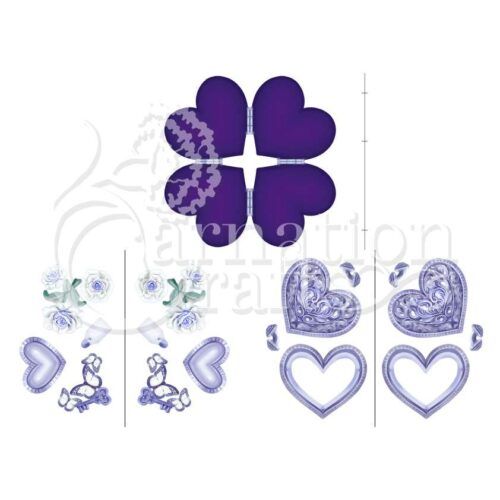 Heart Locket Card Shape Vignette 4 Image