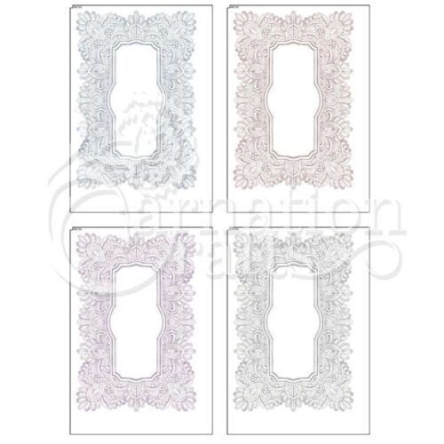 Carnation Crafts Floral Celebration USB Grace In Lace Frame Additional Vignette Downloads