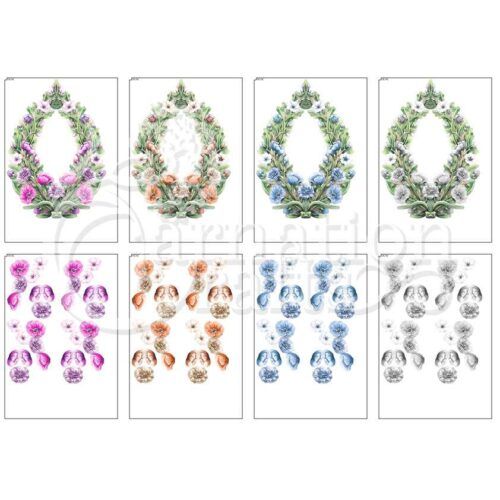 Carnation Crafts Floral Celebration USB Pretty Petunias Additional Vignette Downloads