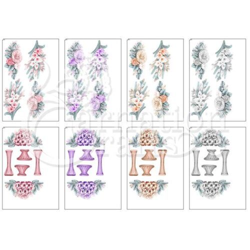 Carnation Crafts Joyful Echoes USB Dresser Posies Additional Vignette Downloads