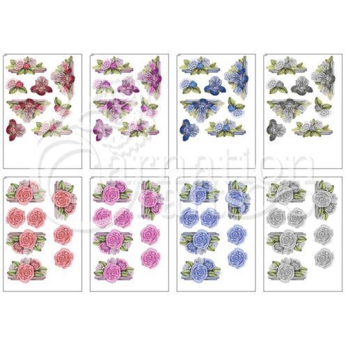 Carnation Crafts Joyful Echoes USB Edged With Florals Additional Vignette Downloads