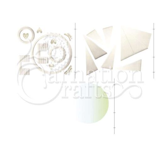 Spring's Garland Special Edition Vignette Embroidery Hoop Card Shapes Image