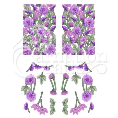 Floral Gatefold Card Shape Vignette 2 Image