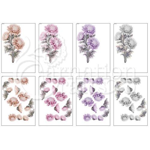 Carnation Crafts Enchanted Blooms USB Chrysanthemums In Bloom Additional Vignette Downloads