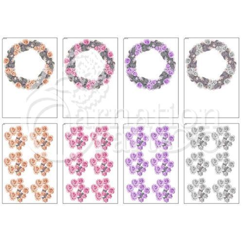 Carnation Crafts Enchanted Blooms USB Fancy Rose Frame Additional Vignette Downloads