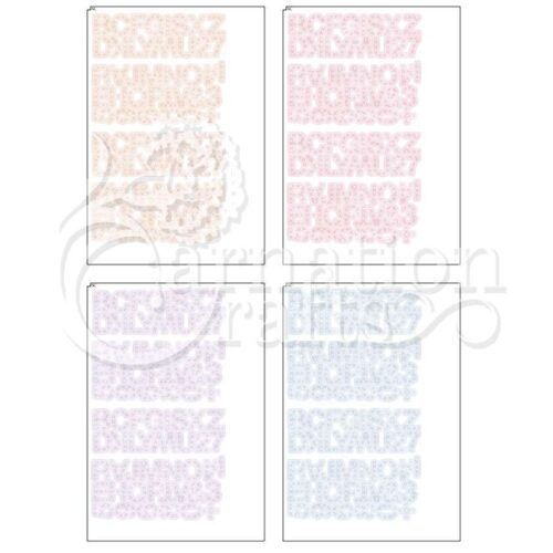 Carnation Crafts Enchanted Blooms USB Small Letters In Lights Additional Vignette Downloads