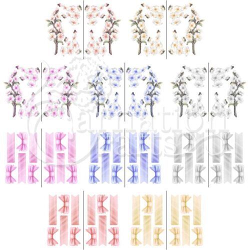 Clean & Simple Plus In Blossom Vignette Downloads - Vignette 1 - 5