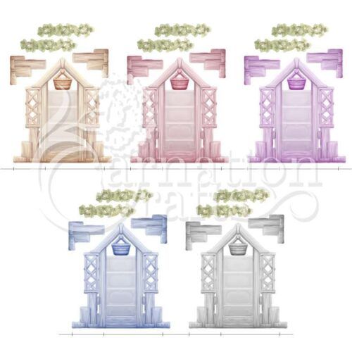 Carnation Crafts Arbour Stepper Card Shape Vignette Downloads