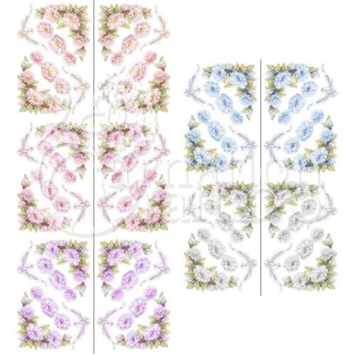 Carnation Crafts Garden Rose Corner Vignette Downloads