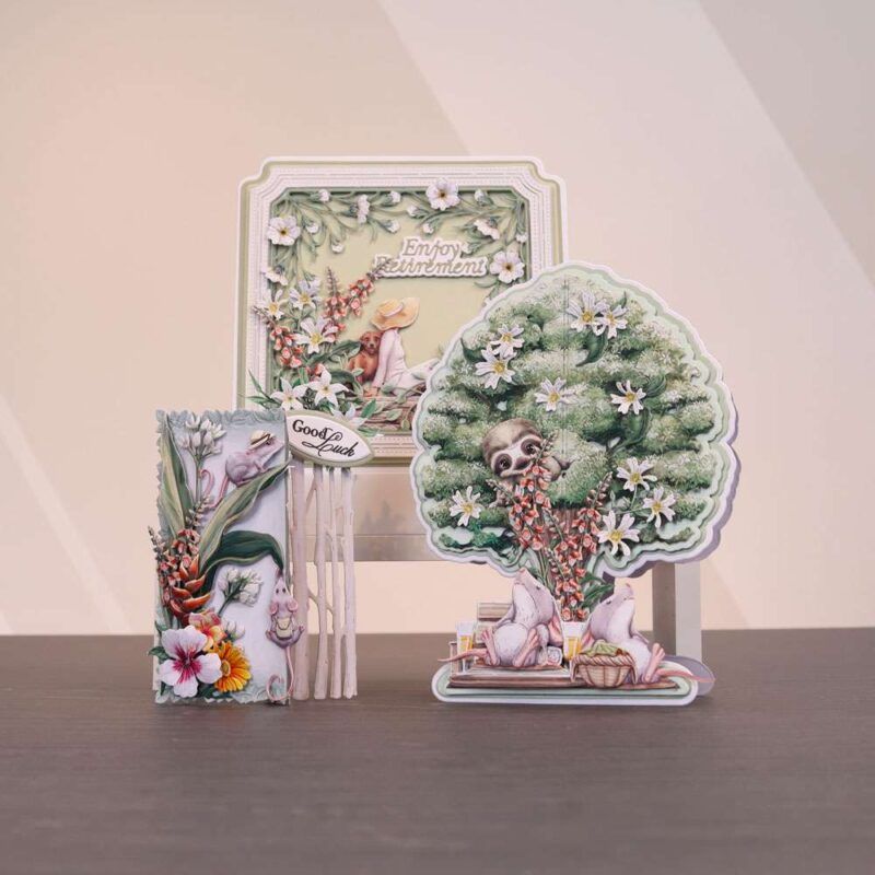 Cards made using the Sunny Escape Special Edition Vignettes