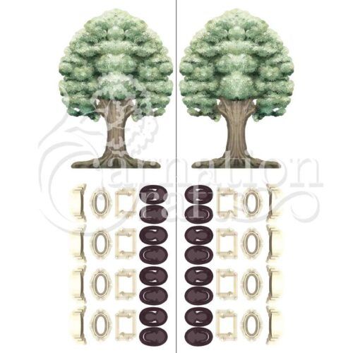 Sunny Escape Special Edition Vignette Family Tree Card Shape Image