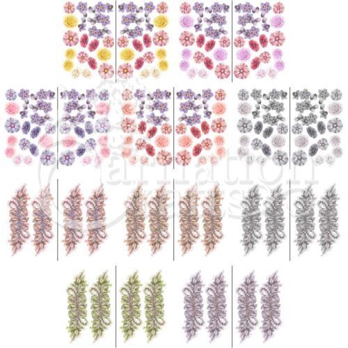 Carnation Crafts Hanging Florals Card Shape Vignette Downloads