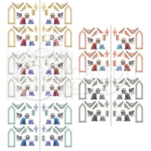 Clean & Simple Away In A Manger Vignette Downloads - Vignette 1 - 5