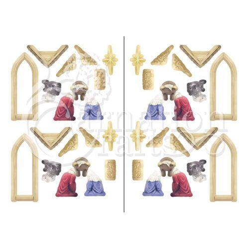 Away In A Manger Vignette 1 Image