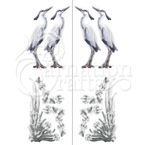 Graceful Heron Vignette 5 Image