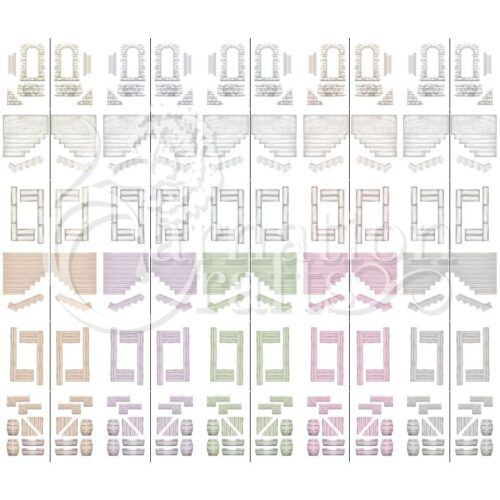 Carnation Crafts Ascending Stairs Card Shape Vignette Downloads