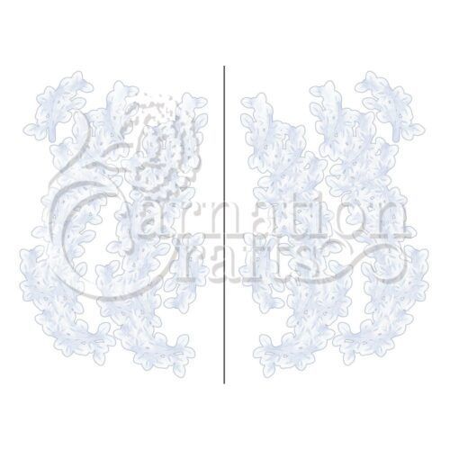 Crisp Leaves Flourish Vignette 3 Image