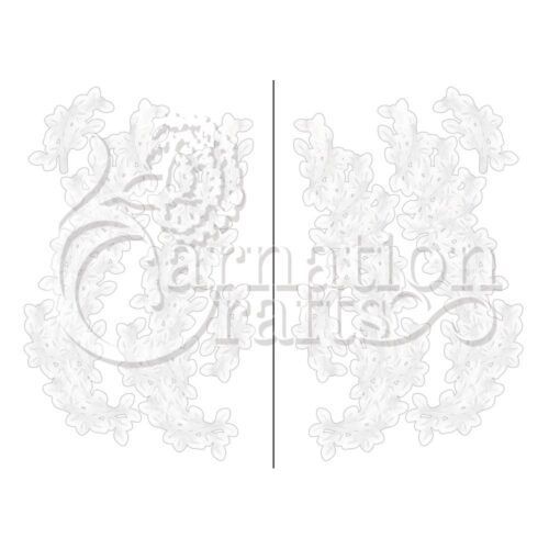 Crisp Leaves Flourish Vignette 5 Image