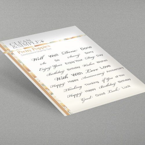Pretty Poppies Sentiment Product Image
