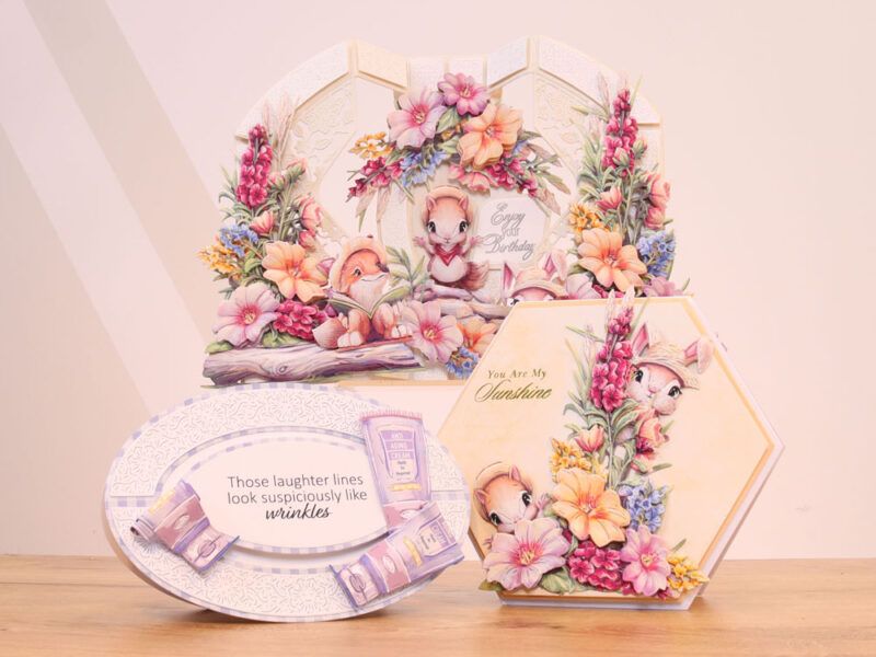 card made using the joys of summer collection