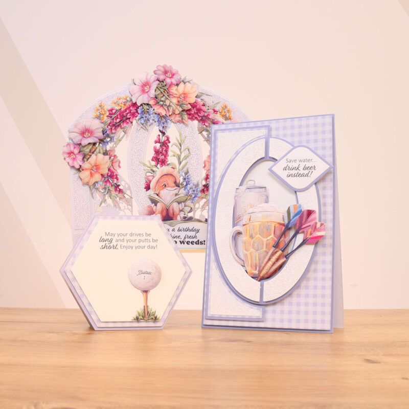 card made using the joys of summer collection