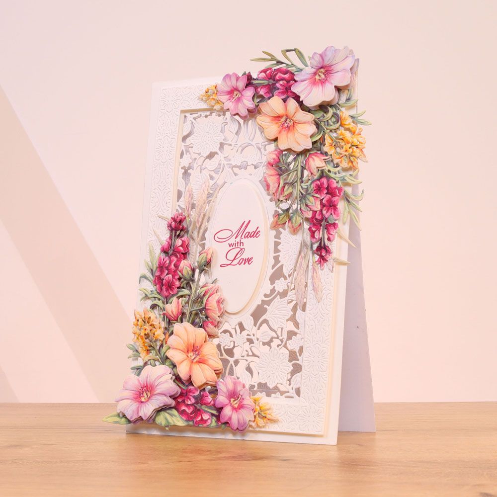 card made using the joys of summer collection