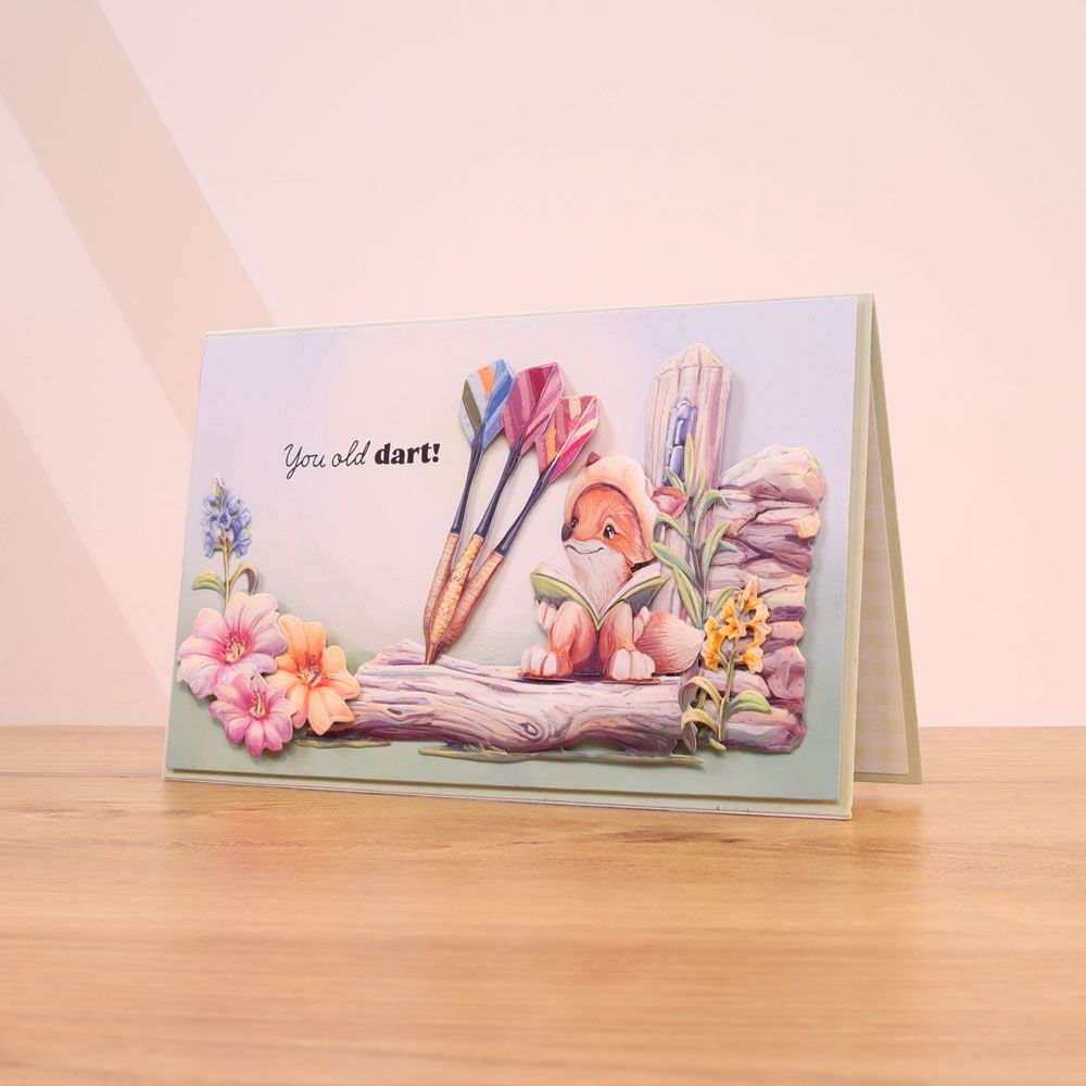 card made using the joys of summer collection