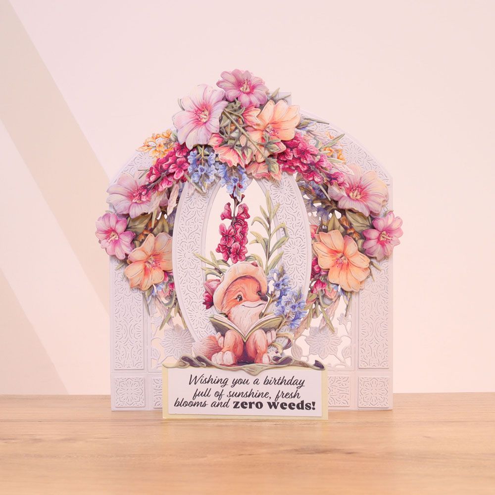 card made using the joys of summer collection