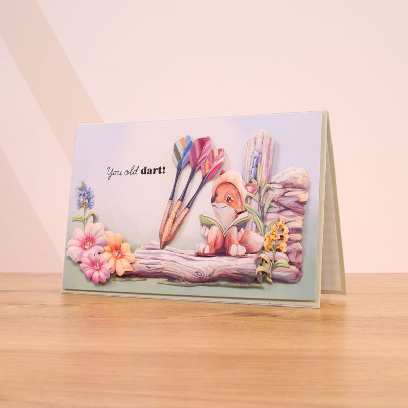 card made using the joys of summer collection