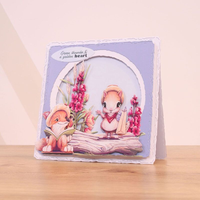 card made using the joys of summer collection