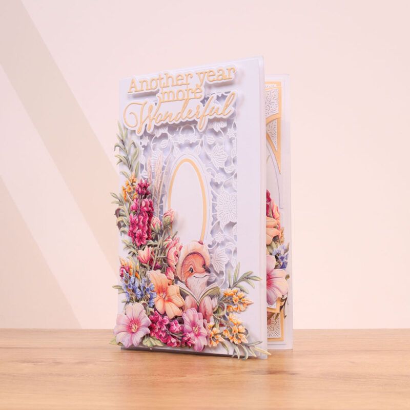 card made using the joys of summer collection