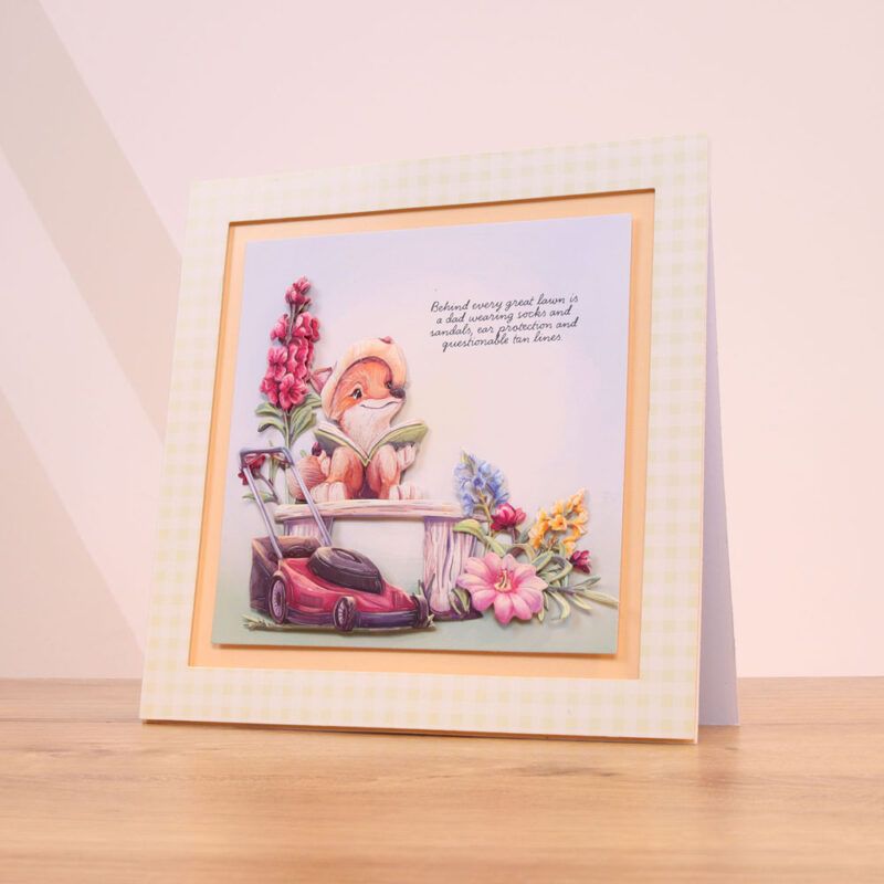card made using the joys of summer collection