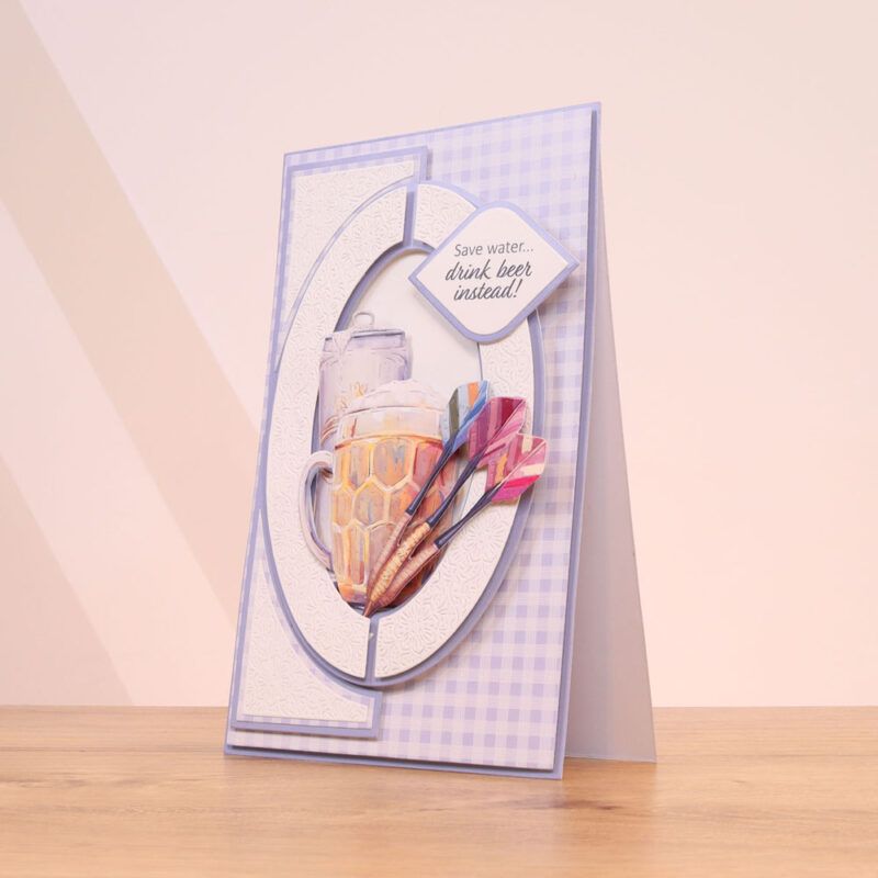 card made using the joys of summer collection