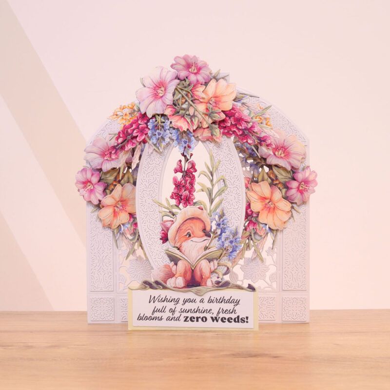 card made using the joys of summer collection